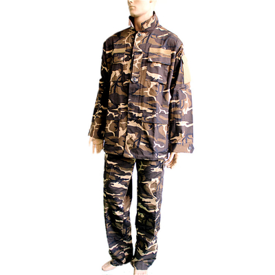 Unisex Camouflage BDU Militäruniform Langarm XS-3XL