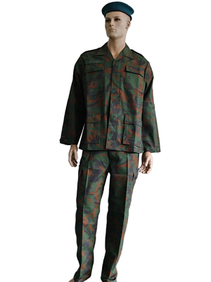 Multi Pocket Woodland Combat Uniform BDU Forest Tactical Camouflage Clothing Set