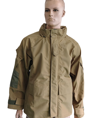 Wasserdichte Heritage Feldjacke in Braun für Outdoor-Jagd, Wandern, Militärstil