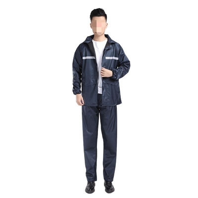 Windproof PU Coating Military Raincoat Poncho For Men And Women Full Body Protection
