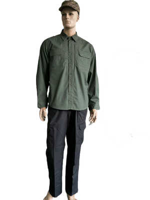 Polyester Cotton Military Army Uniform Functional Shirts For Outdoor Enthusiasts