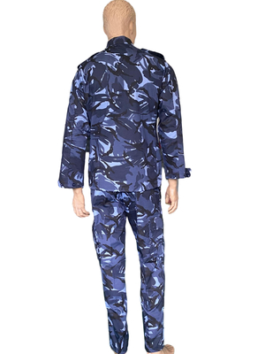 Blue Camouflage Military Army Uniform XS - 4XL Waterproof Tactical Uniform Set