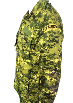 Camouflage Army ACU Military Uniform Set 65 Polyester 35 Cotton / Twill Fabric