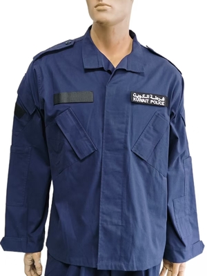 Breathable ACU Military Uniform 65% Polyester 35% Cotton Ripstop Navy Tactical Uniform