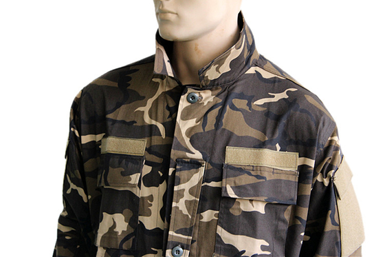 Unisex Camouflage BDU Militäruniform Langarm XS-3XL