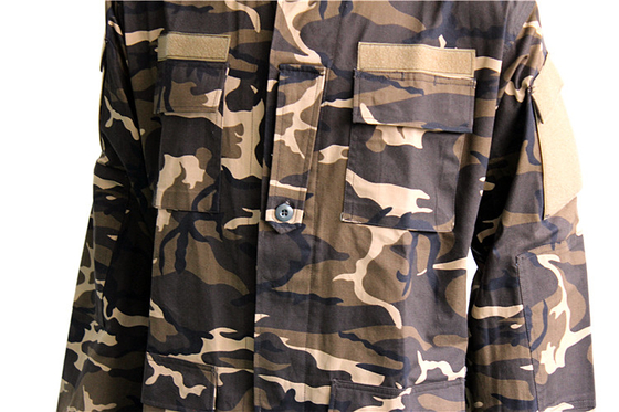Unisex Camouflage BDU Militäruniform Langarm XS-3XL