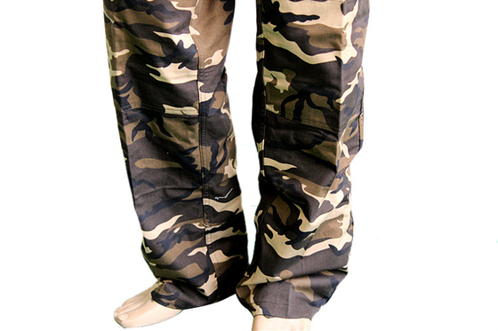 Unisex Camouflage BDU Militäruniform Langarm XS-3XL