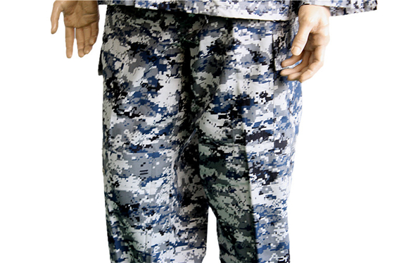 Epaulets Iraq BDU Army Uniform with Polyester / Cotton Fabric Multiple Pockets