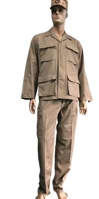 Kaki BDU Uniform Set Militäruniform Polyester Baumwolle Unisex XS-3XL