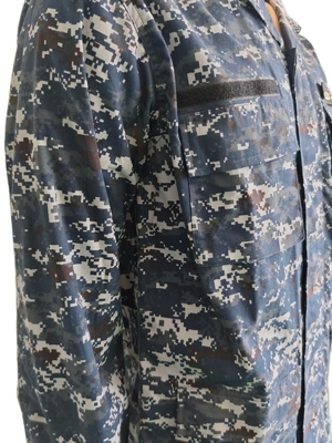 Digital Blue Camouflage BDU Military Uniform Army Military Uniform 65 Polyester 35 Cotton