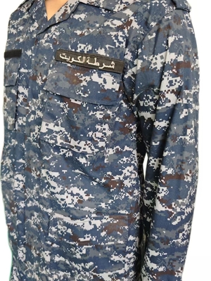 Digital Blue Camouflage BDU Military Uniform Army Military Uniform 65 Polyester 35 Cotton