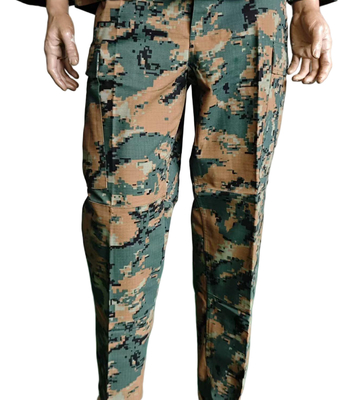 BDU Tactical Field Uniform Outdoor Hunting Ripstop Cotton Digital Woodland Camo Uniform