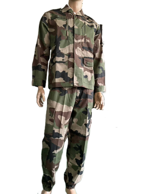 Französisch F2 Militär-Camouflage-Uniform Jacke und Hose Set