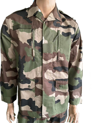 Französisch F2 Militär-Camouflage-Uniform Jacke und Hose Set