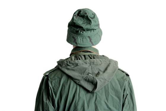 Men's Alpha M65 Military Jacket Army Green Waterproof Hooded