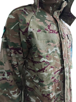 Tactical Camo Military Combat Jacket Thermal Regulating Breathable Military Field Coat