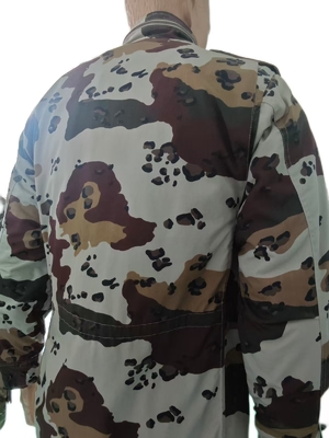 M65 Camo Insulated Jacket With Metal Button And Zipper Closure Tactical Windbreaker Jacket