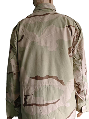Gefütterte Kapuzen-Militärjacke aus Baumwolle, wasserdicht, warm, Tarnmuster, Battlefield-Jacke