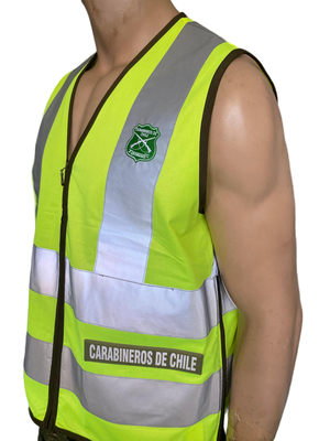 ANSI Certified High Visibility Safety Vest Fluorescent Yellow Reflective