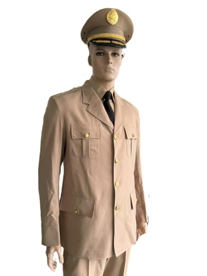 Polyester-Baumwollgewebe Khaki-Shirts und Hosen Zeremonialanzug für Männer