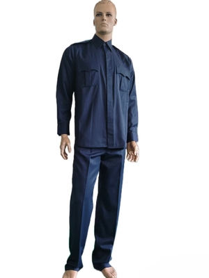 Twill Weave Blue Navy Ceremonial Dress Uniform With Straight Legged Trousers