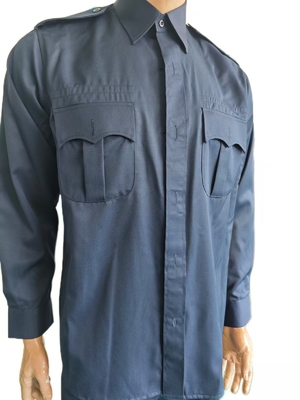 Twill Weave Blue Navy Ceremonial Dress Uniform With Straight Legged Trousers
