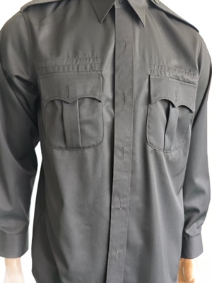 Black Military Ceremonial Uniform Long Sleeve And Straight Leg Trousers