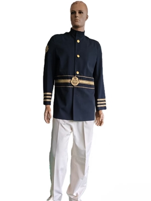 Black & White Formal Suit Set 60% Polyester 40% Viscose