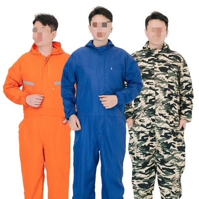 Industrieller Einteiler Arbeitskleidung Blaue Overall Arbeitsschutz Kleidung Staubdicht