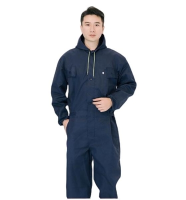 Industrieller Einteiler Arbeitskleidung Blaue Overall Arbeitsschutz Kleidung Staubdicht