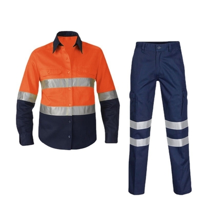 Reflektierende Streifen Arbeitsbekleidung Uniform für Baustellen Arbeitsschutzkleidung