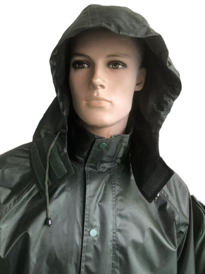 Polyester Tactical Raincoat Waterproof Windproof Military Uniform