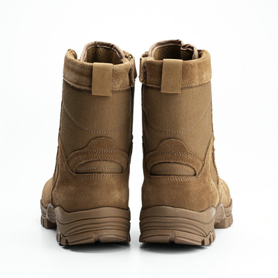 Full Grain Leder Braun Kampf Militär Stiefel Winter Militär Bergsteigen Stiefel Sprengsicherung