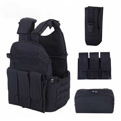 Customizable Quick Release Nylon Military Tactical Vest Khaki Bulletproof Waterproof