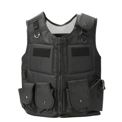 900D Oxford Taktische Weste Molle System Schwarz Anpassbare Größen M-3XL