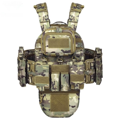 CS Field Protective Camouflage Combat Waistcoat Khaki 1000D Fabric Multifunctional