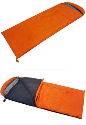 Umschlagklappende Schlafsack 320T Polyester Militärgrün 210x80cm