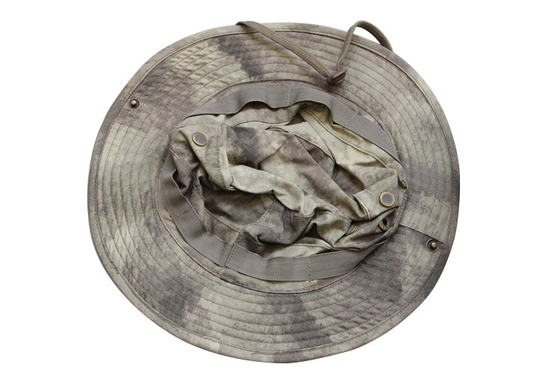 Anpassbare Militär-Boonie-Cap - Taktischer Hut aus Polyester-Baumwoll-Gemisch mit verstellbarem Riemen
