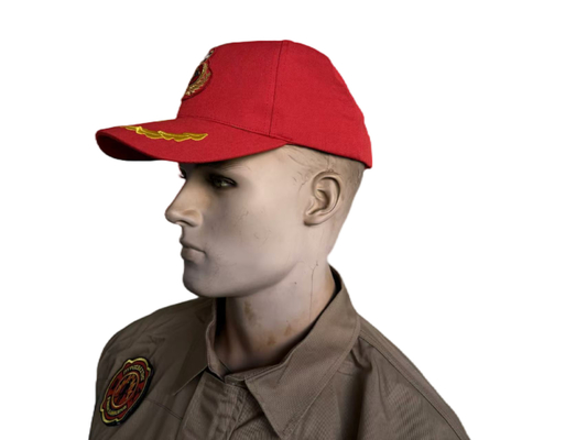 FR Feuerwehrmanns-Militärmütze Brandschutzkopf mit Sticklogo