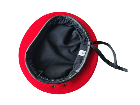 Custom Military Beret 57cm Head Circumference Tactical Red Cap